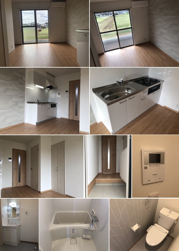 熊本県の不動産　株式会社SAKRA不動産　菊池市泗水町永　新築売アパート写真