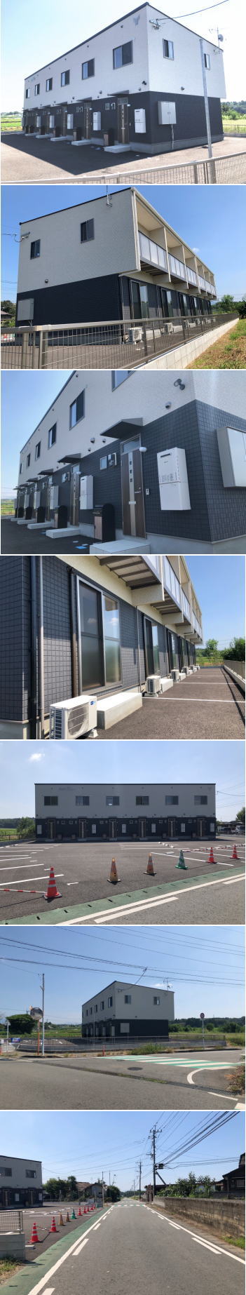 熊本県の不動産　株式会社SAKRA不動産　菊池市泗水町永新築売アパート　写真