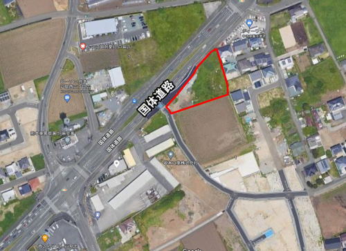 熊本県の不動産　株式会社SAKRA不動産　熊本市東区戸島西4丁目貸地　写真